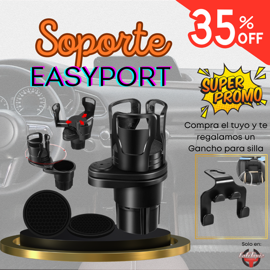 Portavasos Expandible Easyport - Lleva un Regalo Especial!